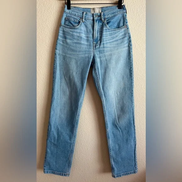 Everlane Cheeky Jean Women’s Size 26 Organic Cotton Blue Light Wash 90’s Preppy - Picture 3 of 11